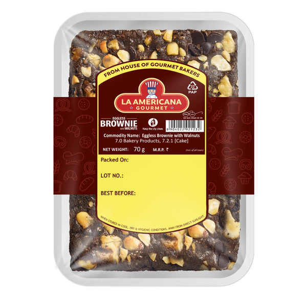 Eggless Brownie Walnut 70g