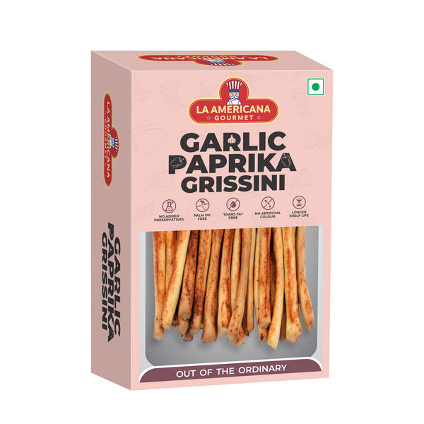 Garlic Paprika Grissini 100g