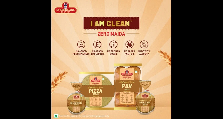 LA Americana Gourmet's Clean Label Bran Range: Zero Maida, No Preservatives, Pure Flavor