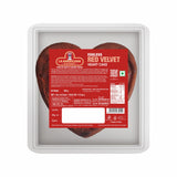 Eggless Red Velvet Heart Shape Cake