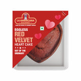 Eggless Red Velvet Heart Shape Cake